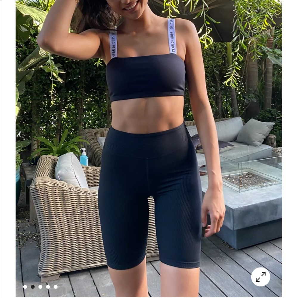 Year Of Ours Ribbed High-Waisted Bike Short